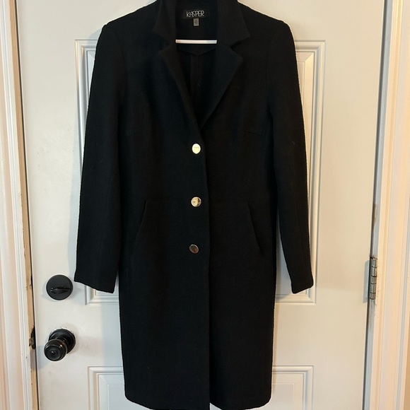 Kasper Wool Classic Trench Coat Jacket - Picture 1 of 8